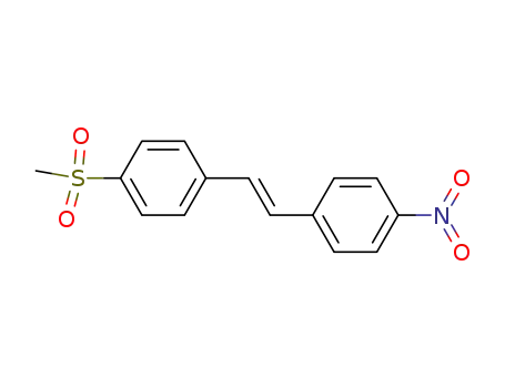 methyl-(4'-nitro-<i>trans</i>-stilben-4-yl)-sulfone