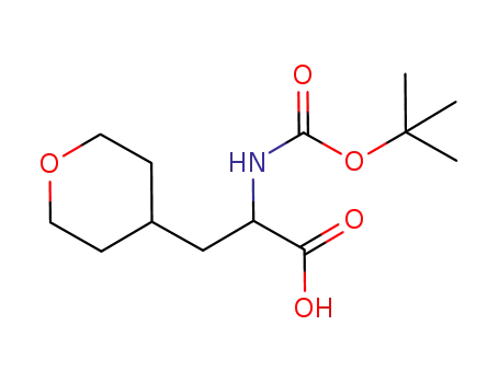 2-((tert-Butoxycarbonyl)amino)-3-(tetrahydro-2H-pyran-4-yl)propanoic acid