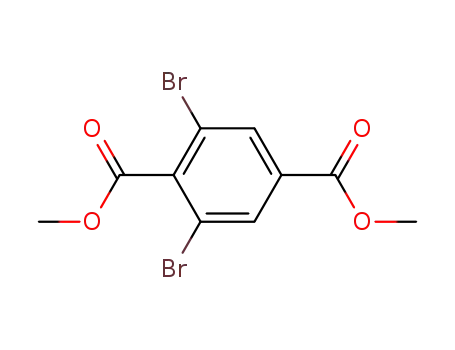 Molecular Structure of 22191-59-9 (2,6-Dibromoterephthalic acid dimethyl ester)