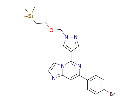 7-(4-bromophenyl)-5-(1-((2-(trimethylsilyl)ethoxy)methyl)-1H-pyrazol-4-yl)imidazo[1,2-c]pyrimidine