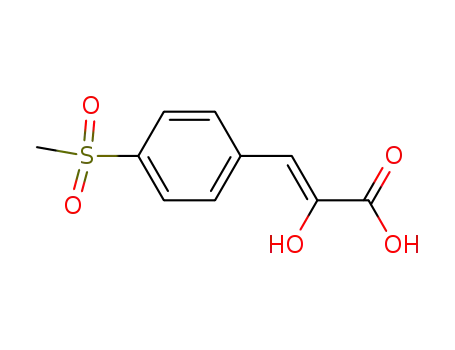 2-하이드록시-3-(4-메탄술포닐-페닐)-아크릴산