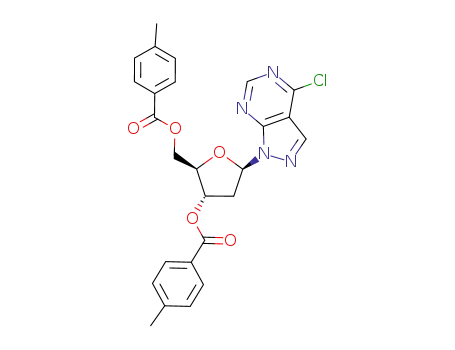 4-CHLORO-1-(3,5-DI-O-TOLUOYL-BETA-D-2-DEOXYRIBOFURANOSYL)PYRAZOLO[3,4-D]PYRIMIDINE