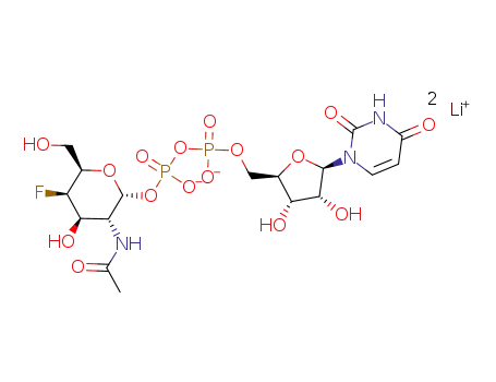 우리딘 5'-(2-아세트아미도-2,4-디데옥시-4-플루오로갈락토피라노실)디포스페이트