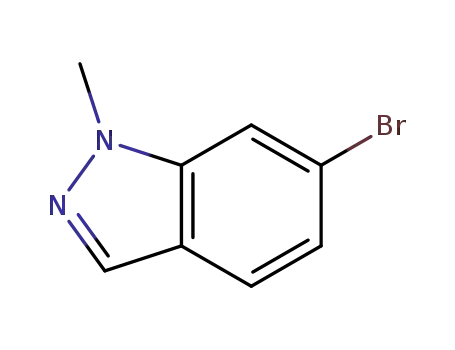 Molecular Structure of 590417-94-0 (6-Bromo-1-methyl-1H-indazole)