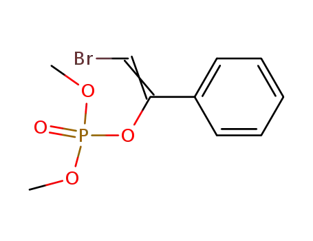 Molecular Structure of 402579-01-5 (Phosphoric acid, 2-bromo-1-phenylethenyl dimethyl ester)