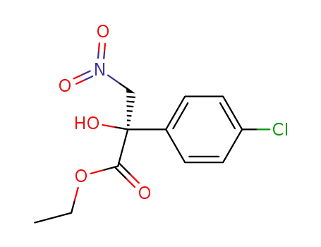(R)-(-)-2-(4-chloro-phenyl)-2-hydroxy-3-nitro-propionic acid ethyl ester