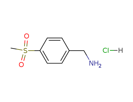 Benzenemethanamine,4-(methylsulfonyl)-, hydrochloride (1:1)