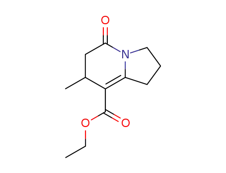 7-Methyl-5-oxo-1,2,3,5,6,7-hexahydro-indolizine-8-carboxylic acid ethyl ester