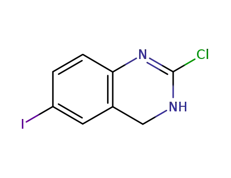 Molecular Structure of 116027-12-4 (2-chloro-6-iodo-3,4-dihydroquinazoline)