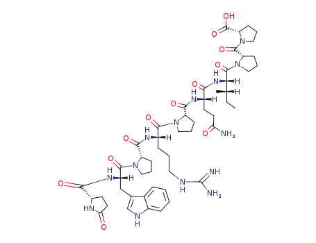 L-Proline,5-oxo-L-prolyl-L-tryptophyl-L-prolyl-L-arginyl-L-prolyl-L-glutaminyl-L-isoleucyl-L-prolyl-