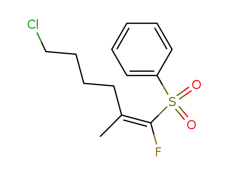 (Z)-6-chloro-1-fluoro-2-methyl-1-(phenylsulfonyl)-1-hexene