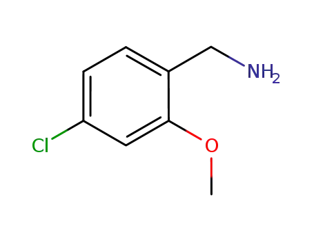 Molecular Structure of 896127-80-3 (5-Chloro-2-methoxybenzenemethanamine)