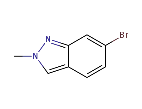 Molecular Structure of 590417-95-1 (6-BROMO-2-METHYL-2H-INDAZOLE)
