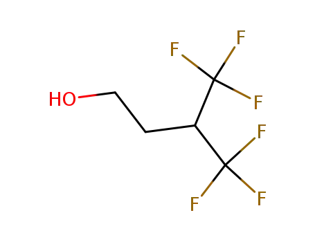 Molecular Structure of 17327-35-4 (1-Butanol, 4,4,4-trifluoro-3-(trifluoromethyl)-)