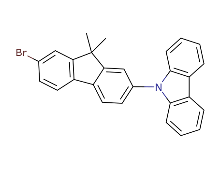 9,9-dimethyl-7-(9H-9-carbazolyl)-2-bromofluorene