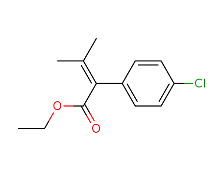 ethyl 2-(4-chlorophenyl)-3-methylbut-2-enoate