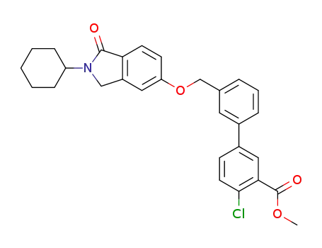 Molecular Structure of 1260225-04-4 (C<sub>29</sub>H<sub>28</sub>ClNO<sub>4</sub>)