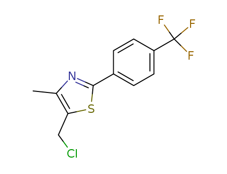 5-(Chloromethyl)-4-methyl-2-[4-(trifluoromethyl)phenyl]-1,3-thiazole 317318-97-1