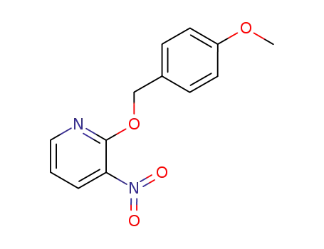 Molecular Structure of 350848-02-1 (2-[(4-methoxybenzyl)oxy]-3-nitropyridine)