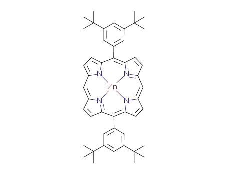 5,15-bis(3,5-di-tert-butylphenyl)porphyrin Zn<sup>II</sup>