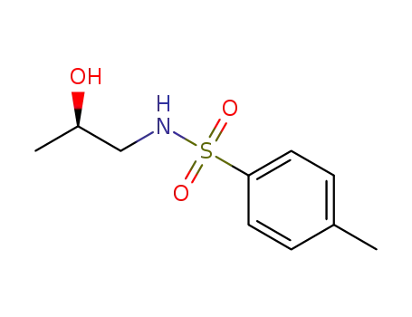 Molecular Structure of 805338-72-1 (Benzenesulfonamide, N-[(2R)-2-hydroxypropyl]-4-methyl- (9CI))