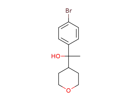 1-(4-bromo-phenyl)-1-(tetrahydro-pyran-4-yl)-ethanol