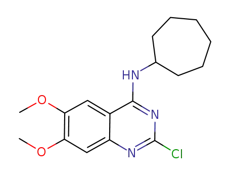 2-chloro-N-cycloheptyl-6,7-dimethoxyquinazolin-4-amine