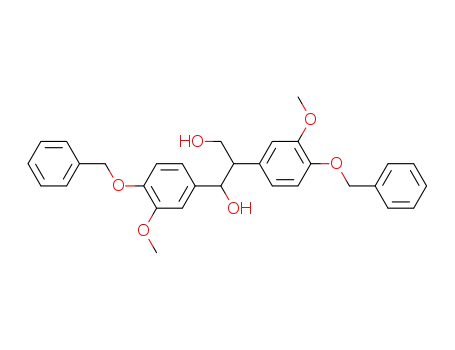 1,2-Bis-(4-benzyloxy-3-methoxy-phenyl)-propane-1,3-diol