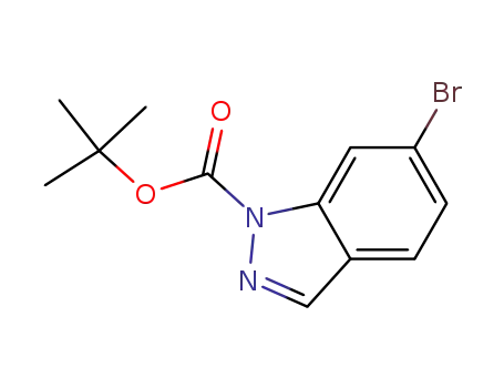 Molecular Structure of 877264-77-2 (1-BOC-6-BROMO-INDAZOLE)