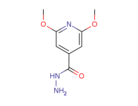 Molecular Structure of 5351-22-4 (2,6-dimethoxypyridine-4-carbohydrazide)