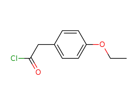 Molecular Structure of 10368-35-1 (2-(4-ethoxyphenyl)acetyl chloride)