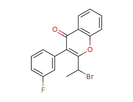 2-(1-bromoethyl)-3-(3-fluorophenyl)-4H-chromen-4-one