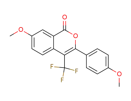 7-methoxy-3-(4-methoxyphenyl)-4-trifluoromethylisocoumarine