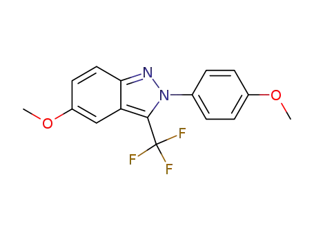 2H-Indazole, 5-methoxy-2-(4-methoxyphenyl)-3-(trifluoromethyl)-