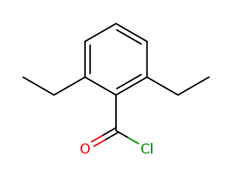 Molecular Structure of 64359-02-0 (Benzoyl chloride, 2,6-diethyl- (7CI,9CI))