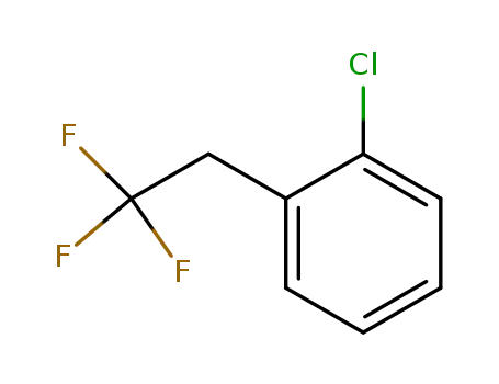 Molecular Structure of 145914-05-2 (1-CHLORO-2-(2,2,2-TRIFLUOROETHYL)BENZENE)