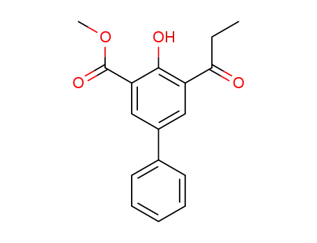 methyl 2-hydroxy-3-propionyl-5-phenylbenzoate