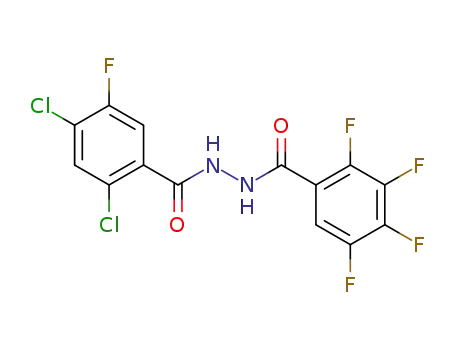 Benzoic acid, 2,3,4,5-tetrafluoro-,
2-(2,4-dichloro-5-fluorobenzoyl)hydrazide