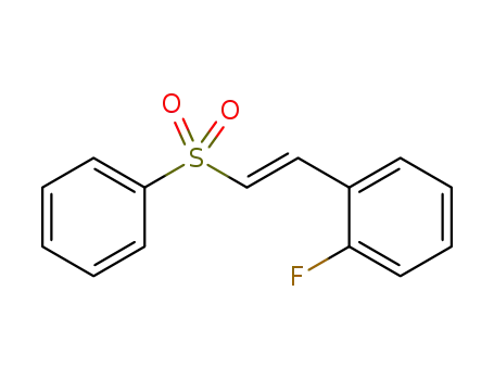 1-((E)-2-Benzenesulfonyl-vinyl)-2-fluoro-benzene