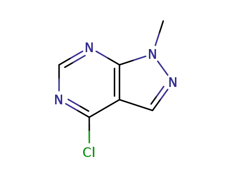 Molecular Structure of 23000-43-3 (4-CHLORO-1-METHYL-1H-PYRAZOLO[3,4-D]PYRIMIDINE)