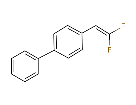 Molecular Structure of 1022094-45-6 (1-(β,β-difluorovinyl)4-phenylbenzene)