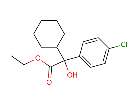 Cyclohexyl-<4-chlor-phenyl>-glykolsaeure-aethylester