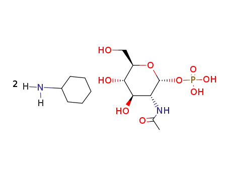 2-acetamido-2-deoxy-α-D-glucosyl dicyclohexylammonium phosphate