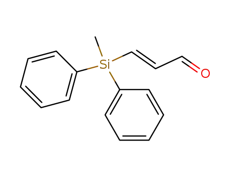 3E-(methyldiphenylsilyl)-2-propenal