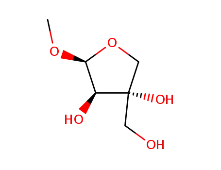 methyl 3-C-(hydroxymethyl)-β-L-threofuranoside
