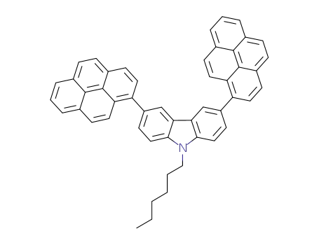 9-hexyl-3,6-di(pyren-1-yl)carbazole