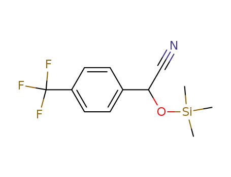 2-(4-(trifluoromethyl)phenyl)-2-((trimethylsilyl)oxy)acetonitrile