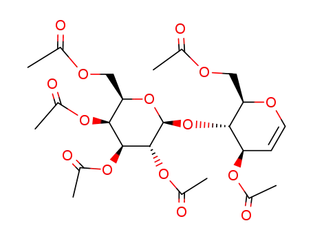 Molecular Structure of 51450-24-9 (HEXA-O-ACETYL-LACTAL)