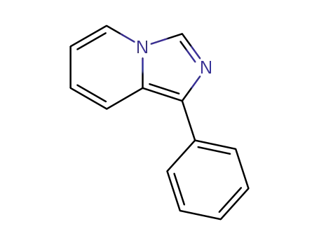 Molecular Structure of 52095-58-6 (Imidazo[1,5-a]pyridine, 1-phenyl-)