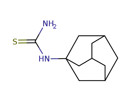 Molecular Structure of 25444-82-0 (1-Adamantylthiourea)
